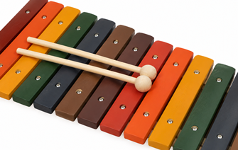 15 Note Wooden Xylophone Handmade &  